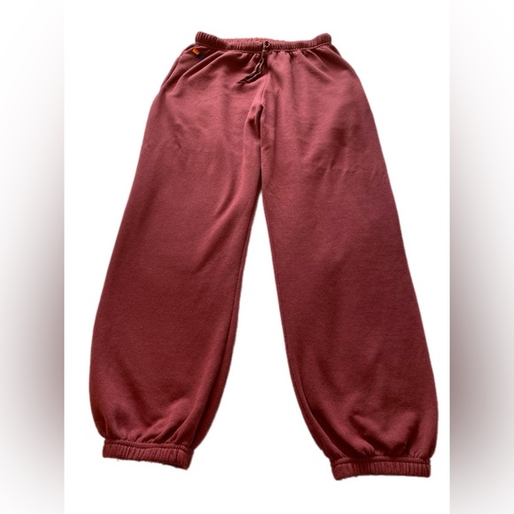 Aviator Nation Burgundy Joggers with Rainbow 5  Stripes XXL - Picture 15 of 15